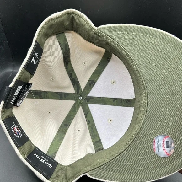 Todd Snyder X New Dodgers Camo 59FIFTY Cap with Embroidered Logo - Picture 4 of 5